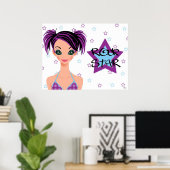 Rock Star Poster (Thuiskantoor)