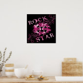 Rock Star - Poster (Keuken)