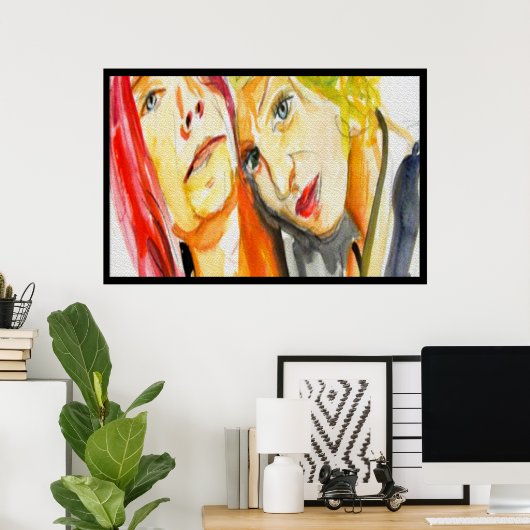 Rock Star Poster (Thuiskantoor)