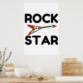 Rock Star Poster (Keuken)