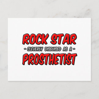 Rock Star .. prothetisch Briefkaart