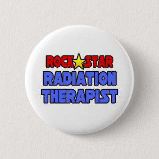 Rock Star Radiation Therapist Ronde Button 5,7 Cm