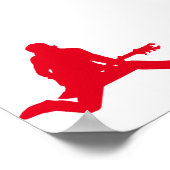 Rock Star Red Poster (Hoek)