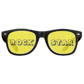Rock Star Retro Party Shades Retro Zonnebril (Voorkant)