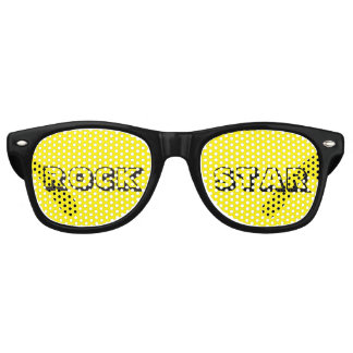 Rock Star Retro Party Shades Zonnebril