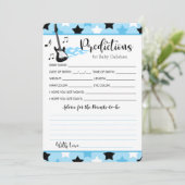 Rock Star Rock a Bye Voorspellingen voor baby advi Kaart (Staand voorkant)