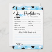 Rock Star Rock a Bye Voorspellingen voor baby advi Kaart (Voorkant)