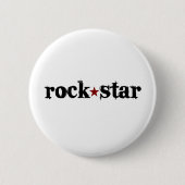 Rock Star Ronde Button 5,7 Cm (Voorkant)