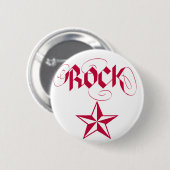 Rock Star Ronde Button 5,7 Cm (Voorkant /achterkant)