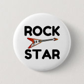 Rock Star Ronde Button 5,7 Cm (Voorkant)