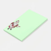 Rock Star Santa met Red Electric Guitar Post-it® Notes (Schuin)