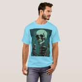 Rock star schedel T-shirt (Voorkant volledig)