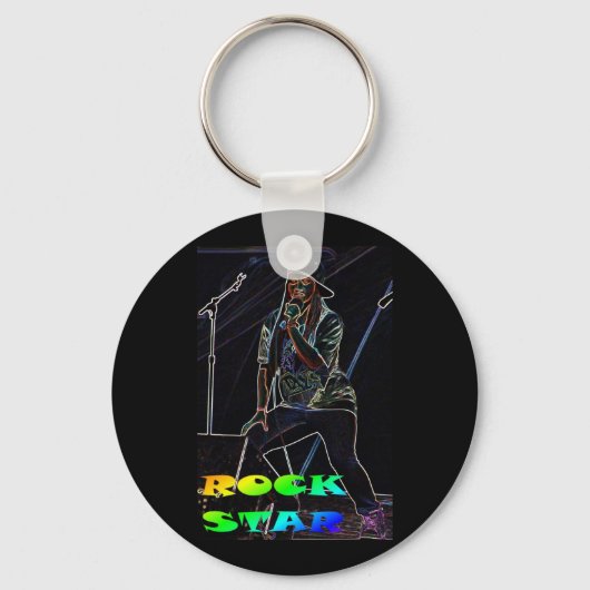 Rock Star Sleutelhanger (Voorkant)