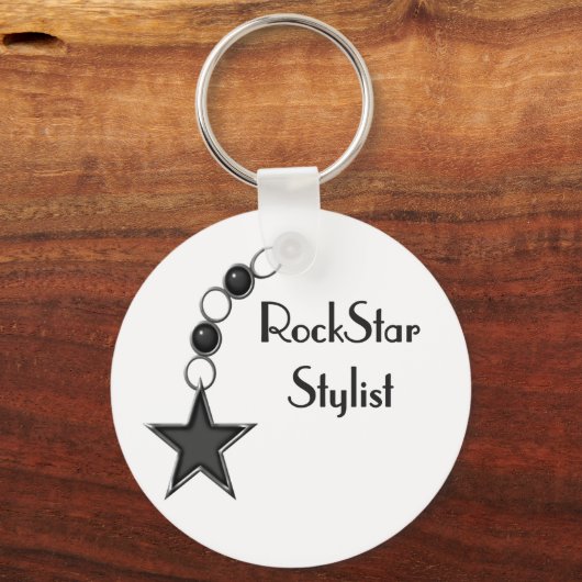 Rock Star Stylist Sleutelhanger (Voorkant)