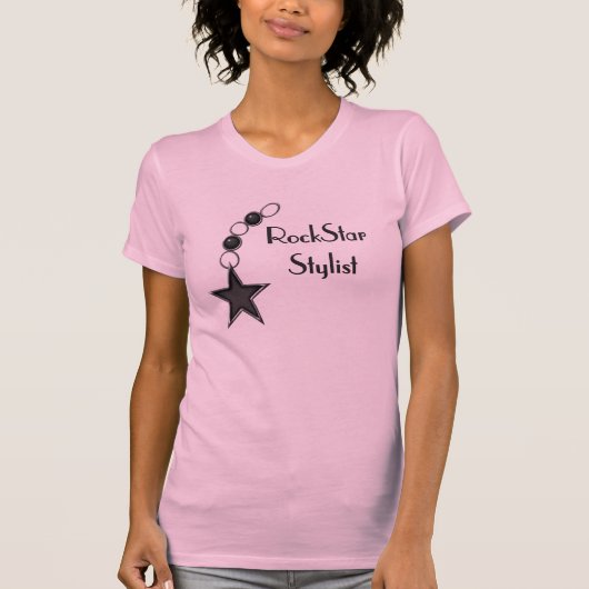 Rock Star Stylist T-shirt (Voorkant)