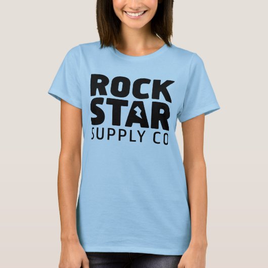 Rock Star Supply Logo Girl T Shirt (Voorkant)