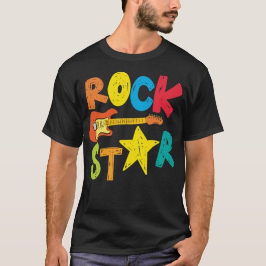 Rock star t-shirt (Voorkant)
