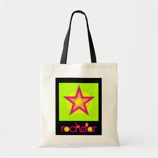 Rock Star-tas Tote Bag (Voorkant)