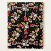 Rock Star Teen Spirit Drum Sets Gitaren Rood Zwart Planner (Achterkant)