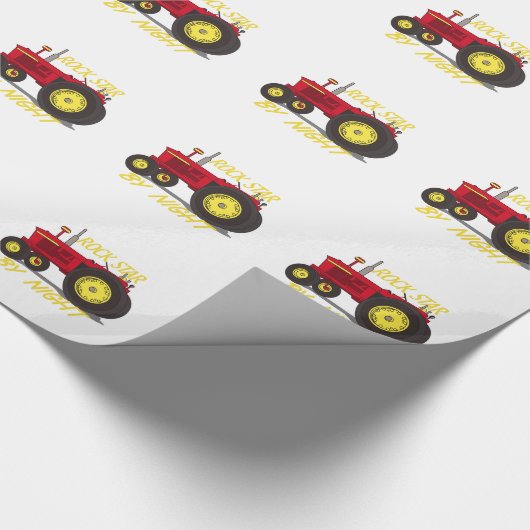 Rock Star Tractor Cadeaupapier (Hoek)