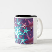 Rock Star Tweekleurige Koffiemok (Voorkant rechts)