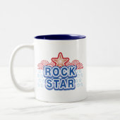 Rock Star Tweekleurige Koffiemok (Links)