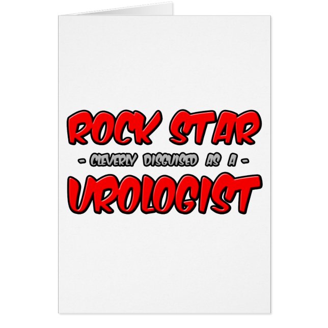 Rock Star...Uroloog (Voorkant)