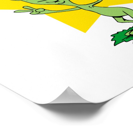 Rock Star van Mars Poster (Hoek)