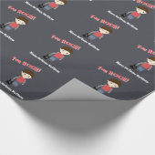 Rock Star Verjaardag Jongen Cadeaupapier (Hoek)