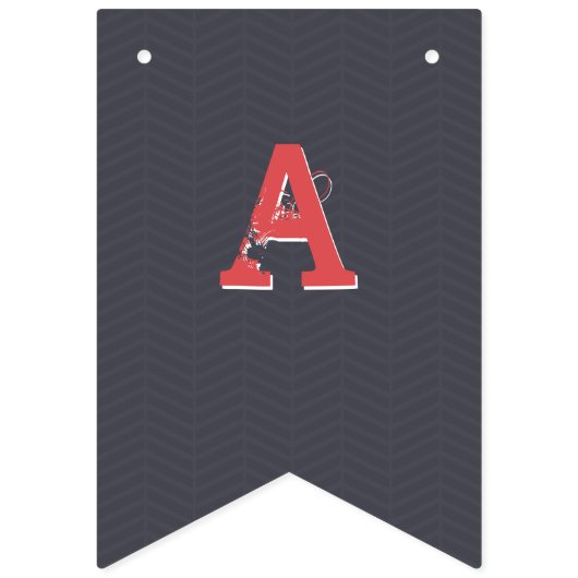 Rock Star Verjaardag Jongen Vlaggetjes (Derde vlag)