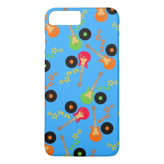 Rock star verjaardagsfeestje Case-Mate iPhone case (Achterkant)