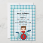 Rock Star verjaarfeest Kaart (Voorkant)