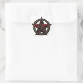 Rock Star Vierkante Sticker (Tas)