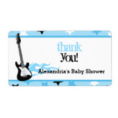 Rock Star Waterfles Label (Voorkant)