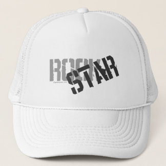Rock Star White Trucker's Pet, Mesh Pet