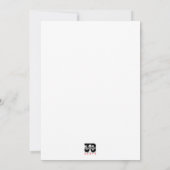 Rock Stars Feestdagenkaart (Achterkant)