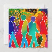 Rock Stars Feestdagenkaart (Voorkant)