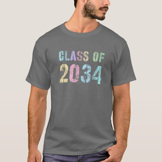 Rock Stars Future CLASS of 2034 Afstuderen Goodbye T-shirt (Voorkant)