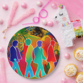 Rock Stars Papieren Bordje (Feest)