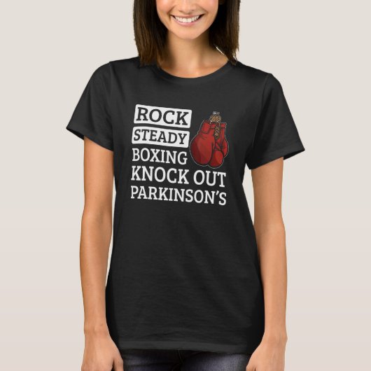 Rock Steady Boksen Knock Out Boxer T-shirt (Voorkant)