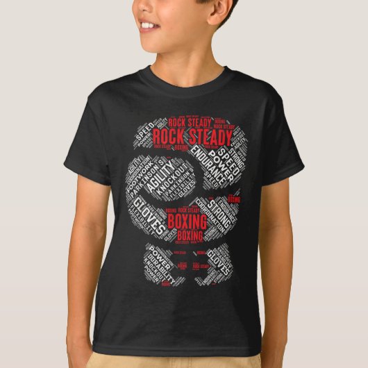 Rock Steady Boxing Glove Parkinsons T-shirt (Voorkant)