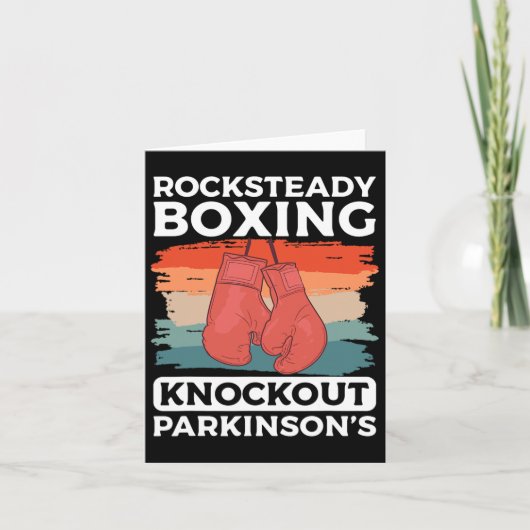 Rock Steady Boxing heeft het bewustzijn van Parkin Kaart (Voorkant)