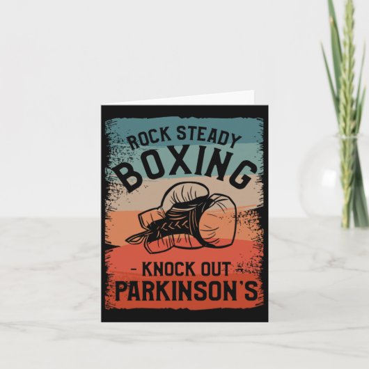 Rock Steady Boxing heeft het bewustzijn van Parkin Kaart (Voorkant)