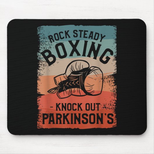 Rock Steady Boxing heeft het bewustzijn van Parkin Muismat (Voorkant)