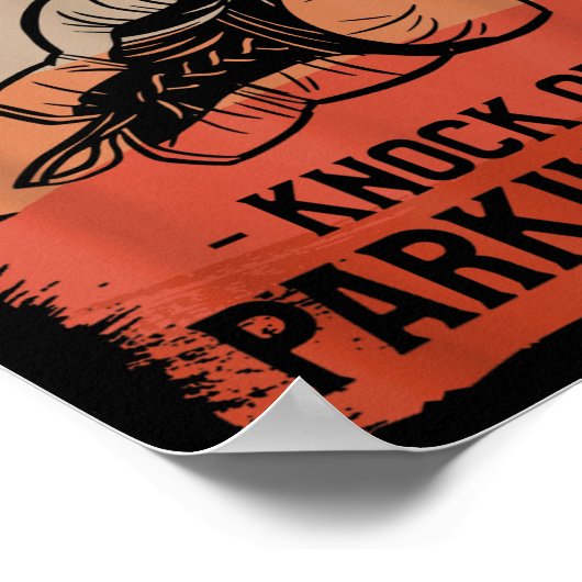 Rock Steady Boxing heeft het bewustzijn van Parkin Poster (Hoek)