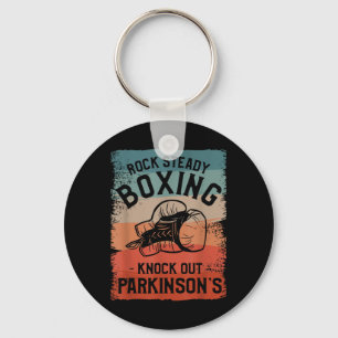 Rock Steady Boxing heeft het bewustzijn van Parkin Sleutelhanger