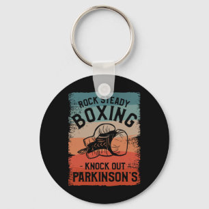 Rock Steady Boxing heeft het bewustzijn van Parkin Sleutelhanger