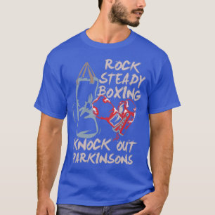 Rock Steady Boxing Knock Out Parkinsons Fighter T-shirt