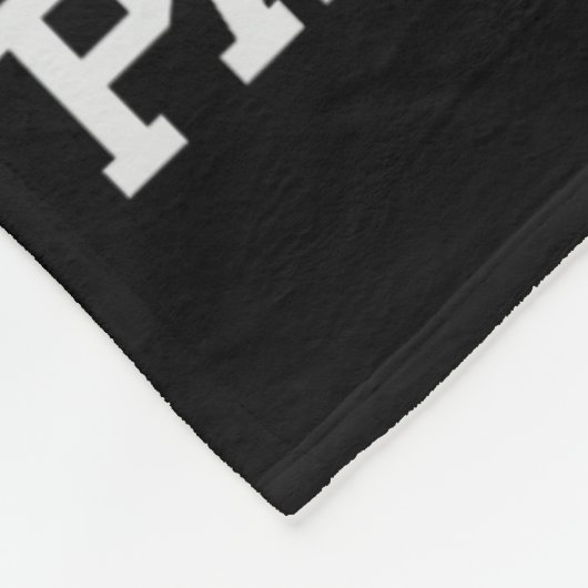 Rock Steady Boxing Knock Out Parkinsons Fleece Deken (Hoek)