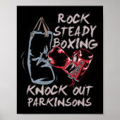 Rock Steady Boxing Knock Out Parkinsons Poster (Voorkant)